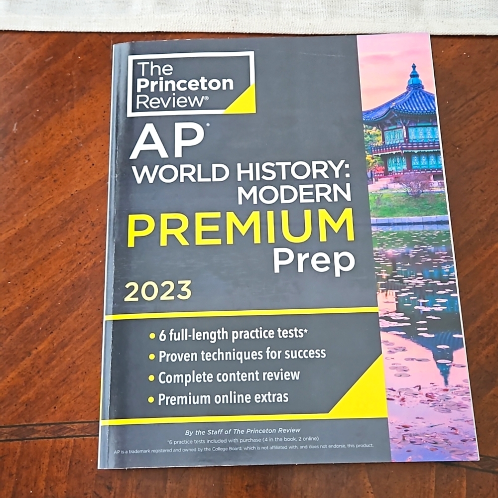 AP World History Test Prep book